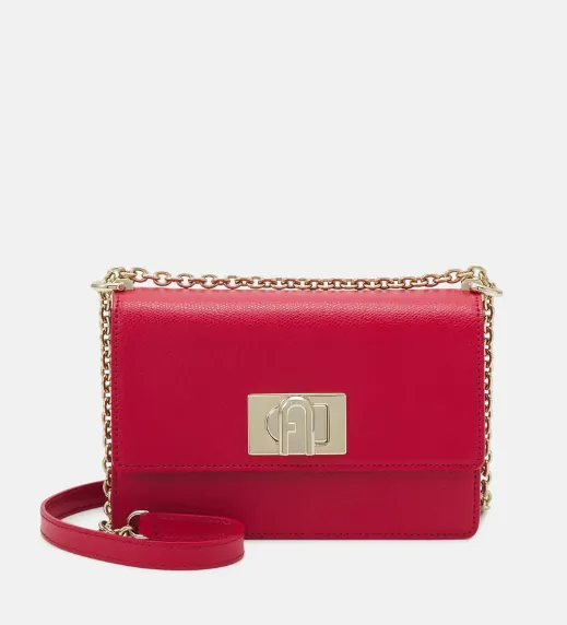 Furla Mini Crossbody in Ruby